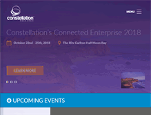 Tablet Screenshot of constellationevents.com